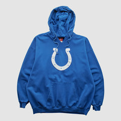Fanatics Indianapolis Colts NFL 2000s Hooded Pullover Sweatshirt Blue Vintage