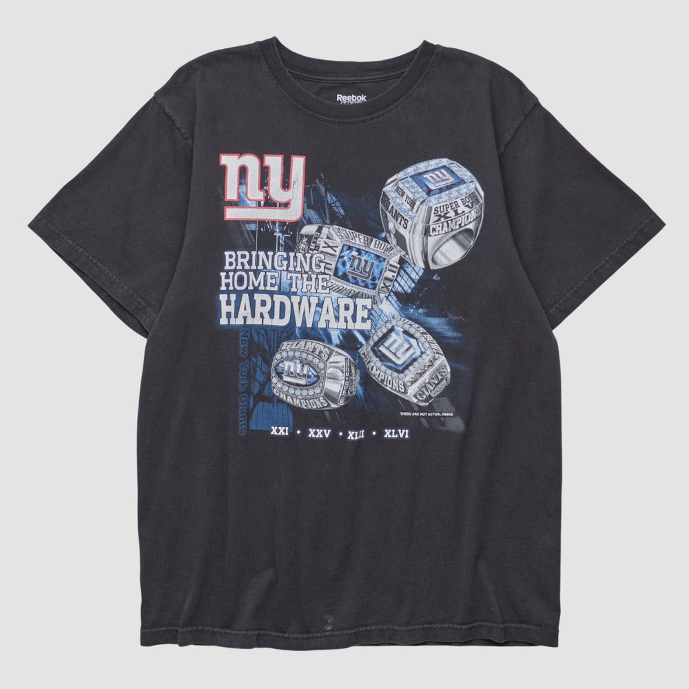 Fanatics New York Giants Reebok 2000s T-shirt Black Vintage