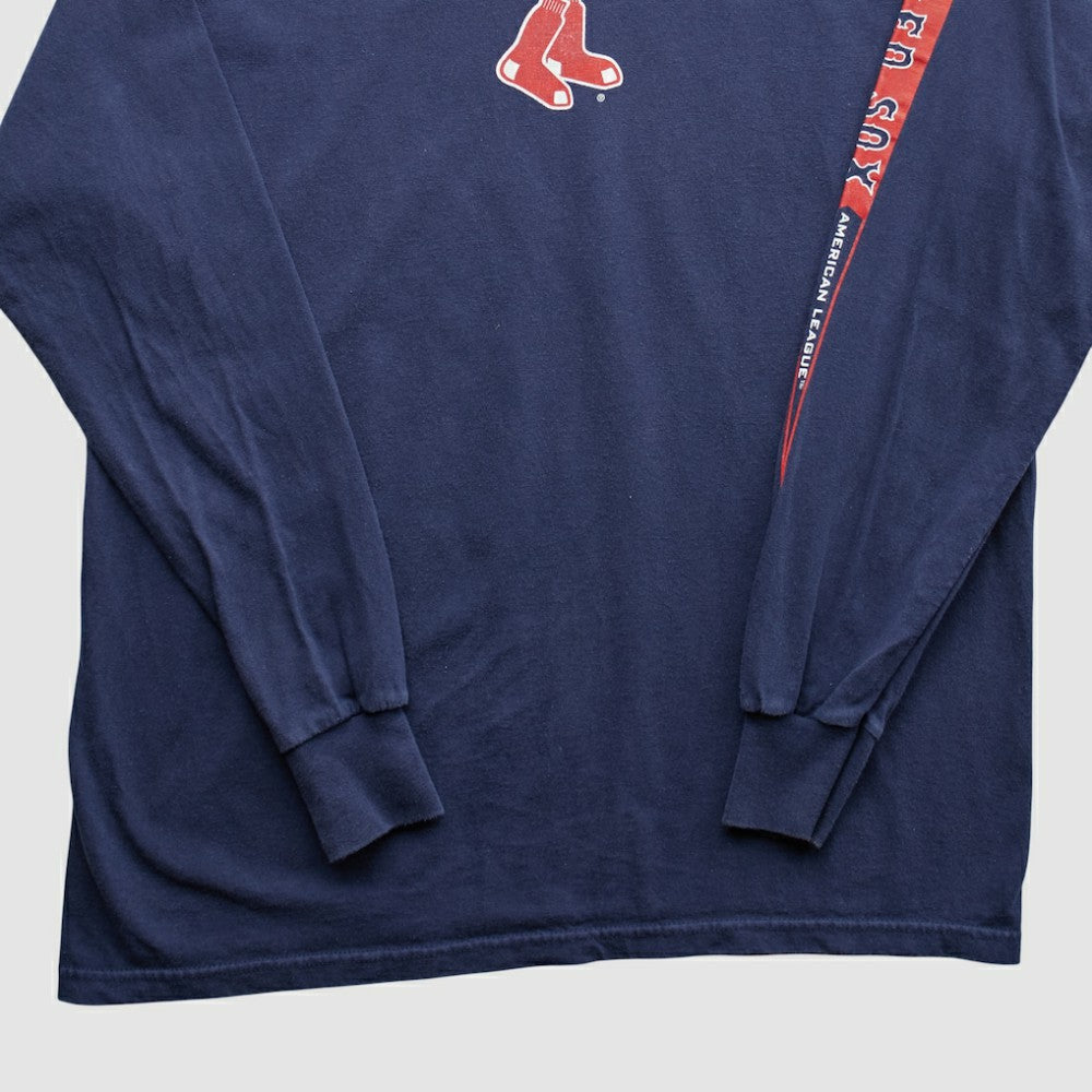 Boston Red Sox Lee Apparel 2000s Long Sleeve T-shirt - Navy - Vintage - Fanatics on Sale