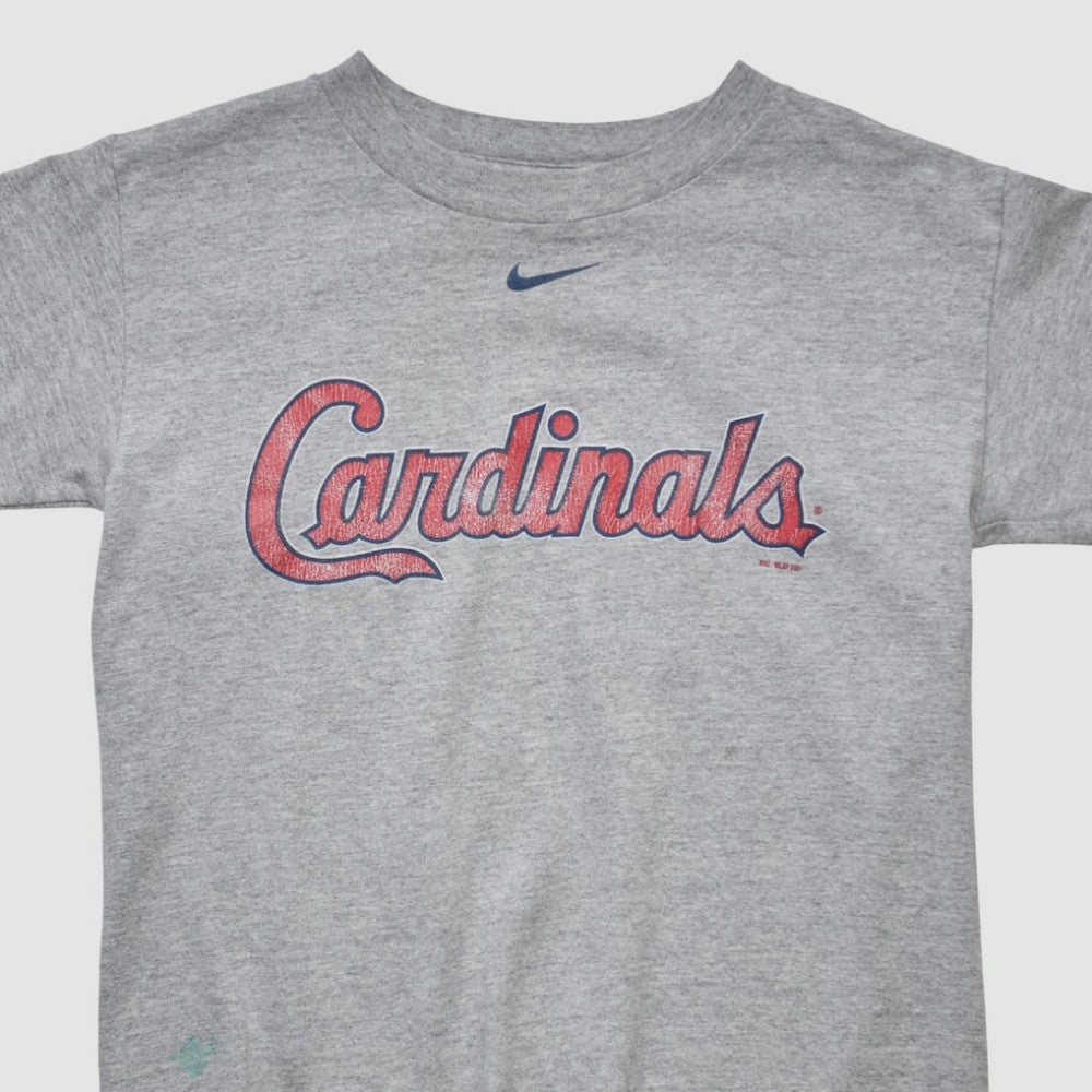 St. Louis Cardinals Nike 2001 Pullover Sweatshirt - Heather Gray - Yth Vintage - Nike on Sale