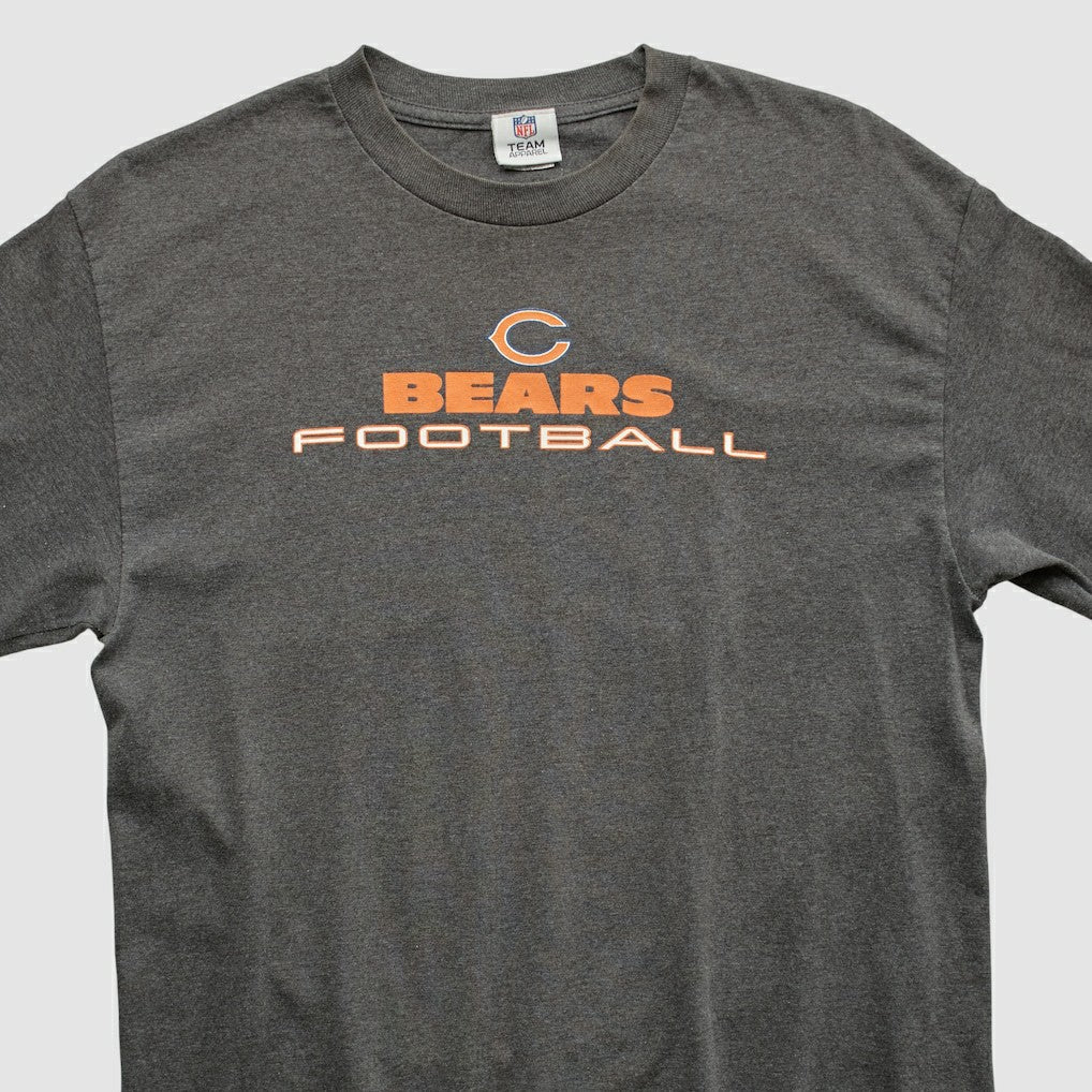 Fanatics Chicago Bears NFL 2010s Long Sleeve T-shirt Dark Heather Gray Vintage