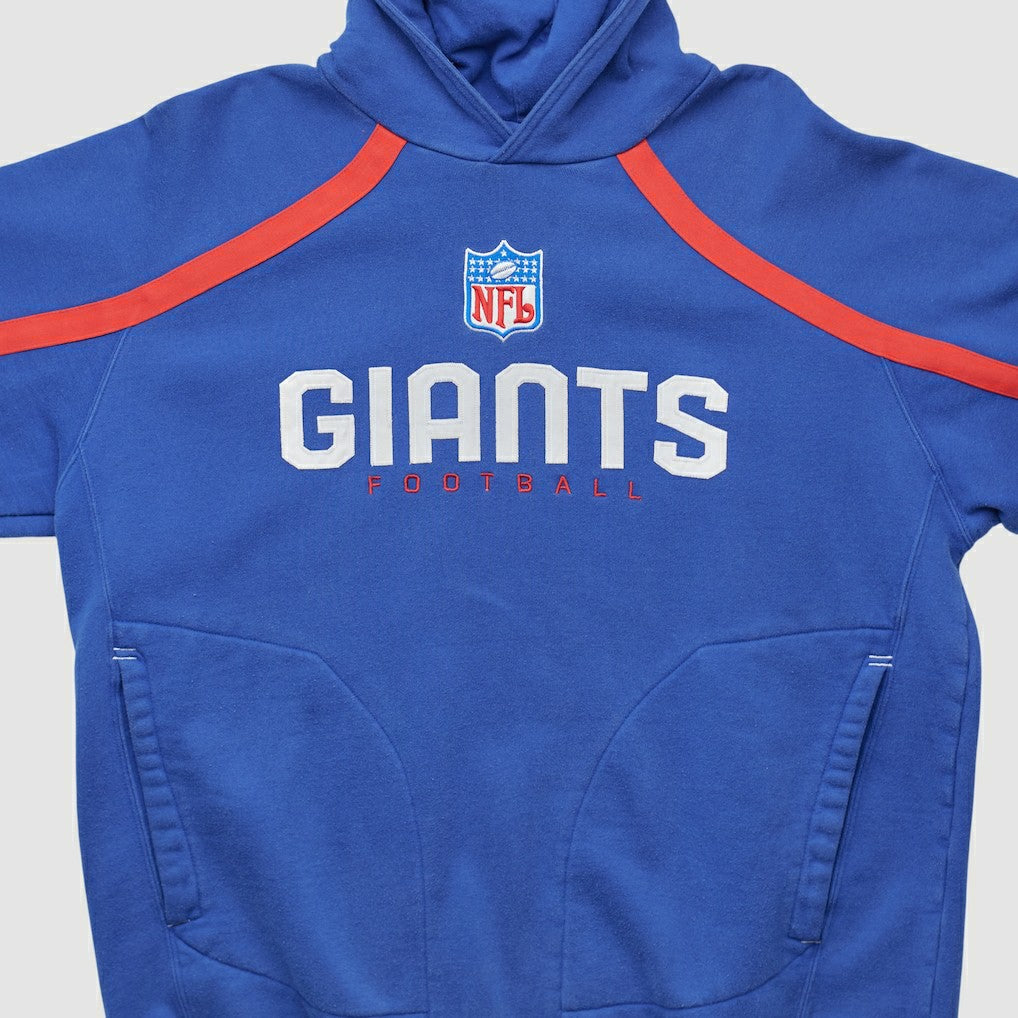 Fanatics New York Giants Reebok 2000s Hooded Pullover Sweatshirt Blue Vintage