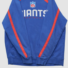 Fanatics New York Giants Reebok 2000s Hooded Pullover Sweatshirt Blue Vintage