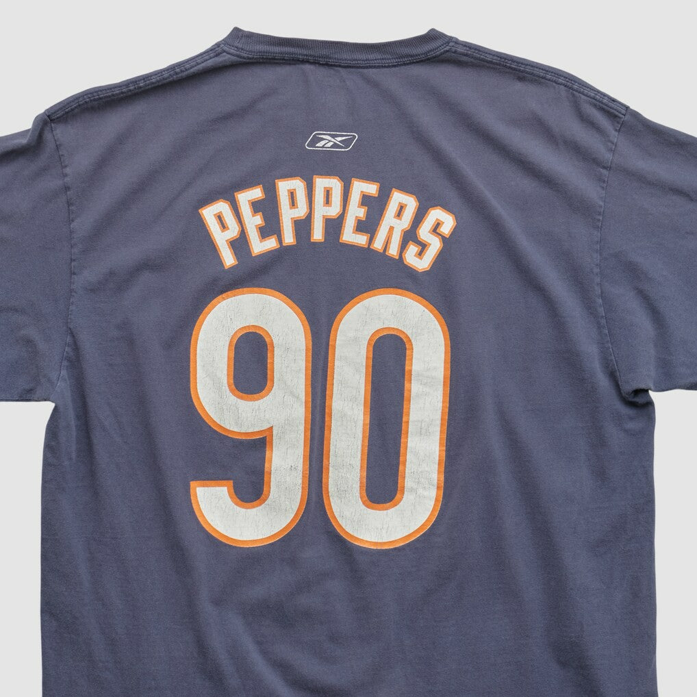 Fanatics Chicago Bears Reebok 2000s T-shirt Navy Vintage