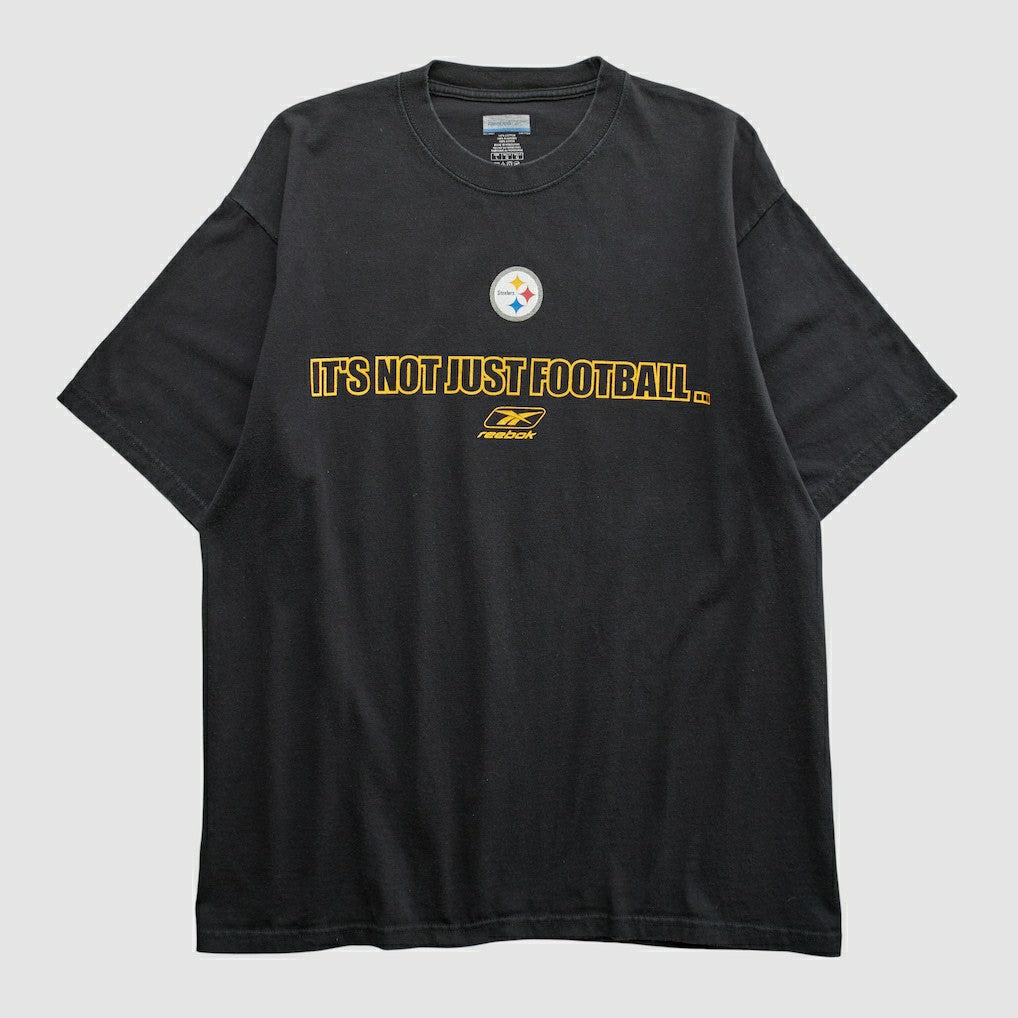Fanatics Pittsburgh Steelers Reebok 2000s T-shirt Black Vintage