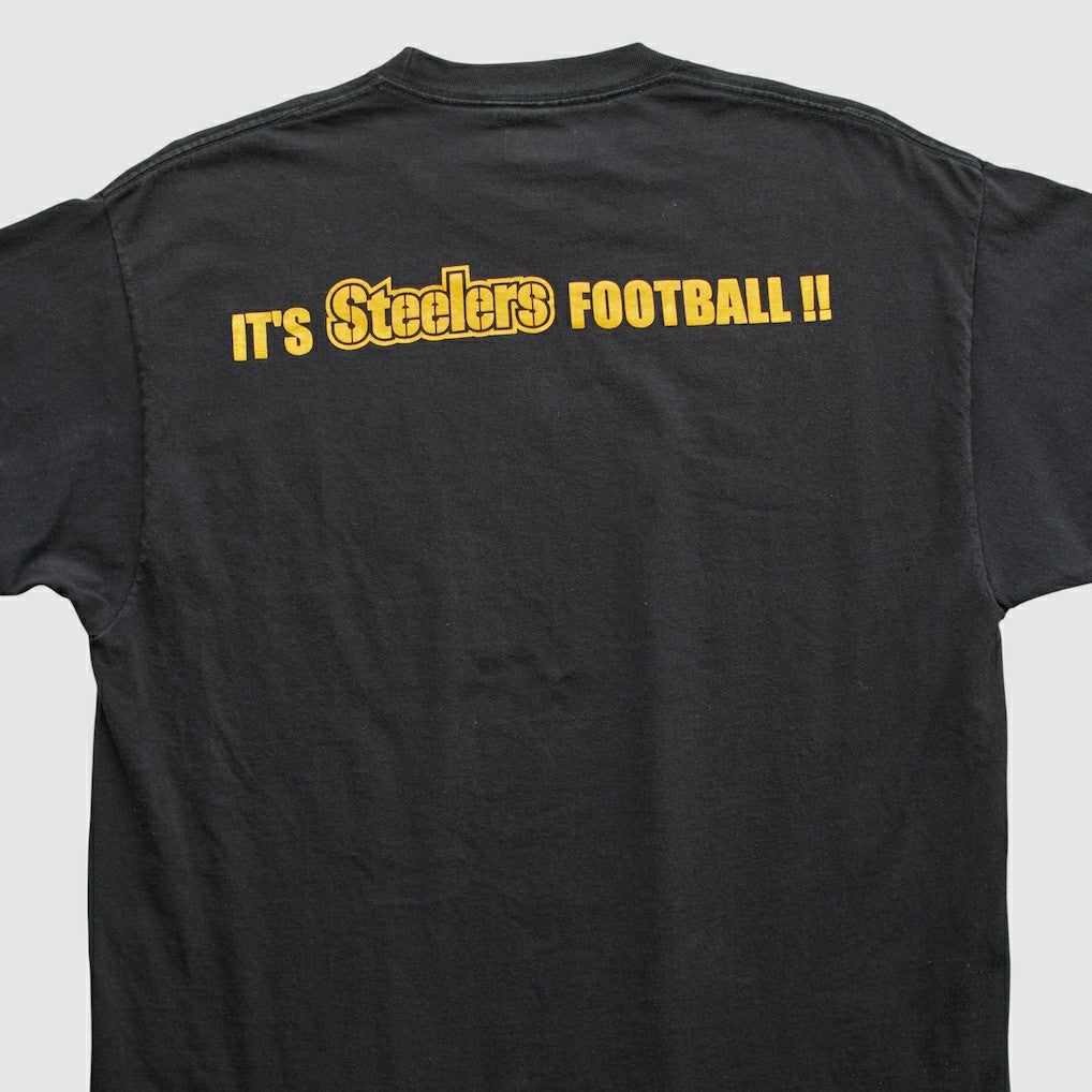 Fanatics Pittsburgh Steelers Reebok 2000s T-shirt Black Vintage