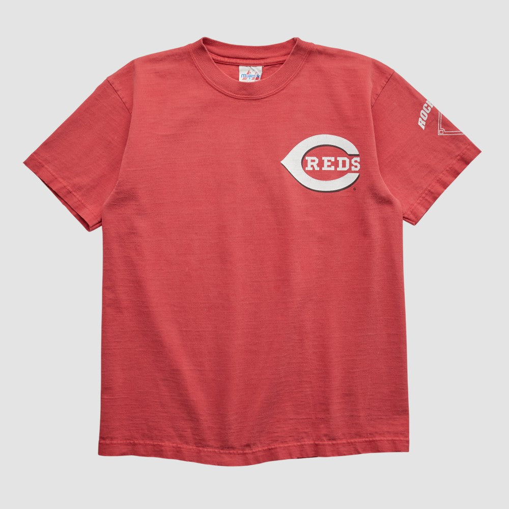 Cincinnati Reds Majestic 2000s T-shirt - Red - XVintage - Fanatics Sale