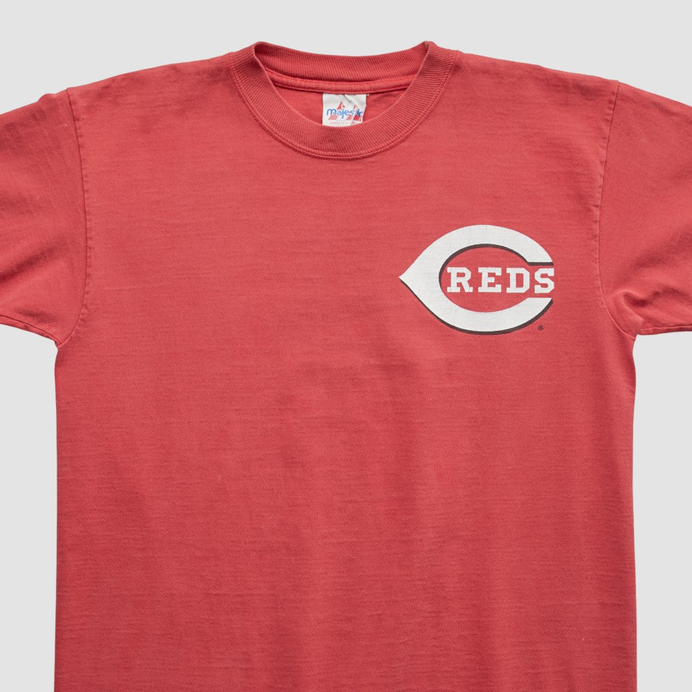 Cincinnati Reds Majestic 2000s T-shirt - Red - XVintage - Fanatics Sale