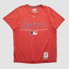 St. Louis Cardinals Majestic 2010s T-shirt - Red - Vintage - Fanatics Lifestyle