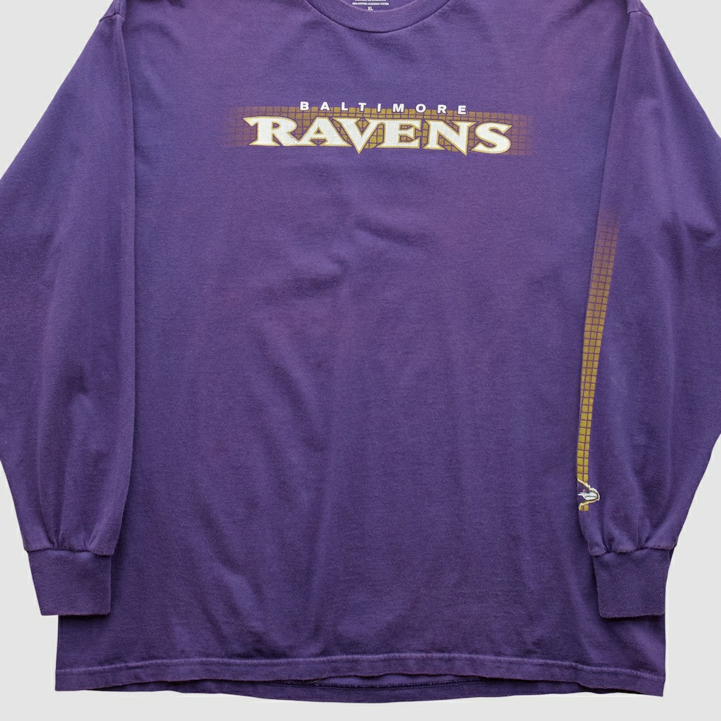 Fanatics Baltimore Ravens NFL 2010s Long Sleeve T-shirt Purple Vintage