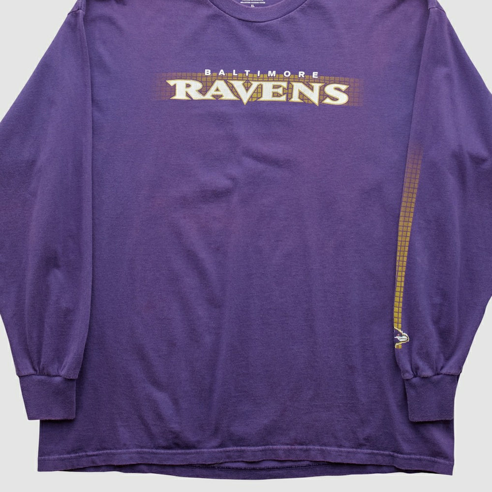 Fanatics Baltimore Ravens NFL 2010s Long Sleeve T-shirt Purple Vintage