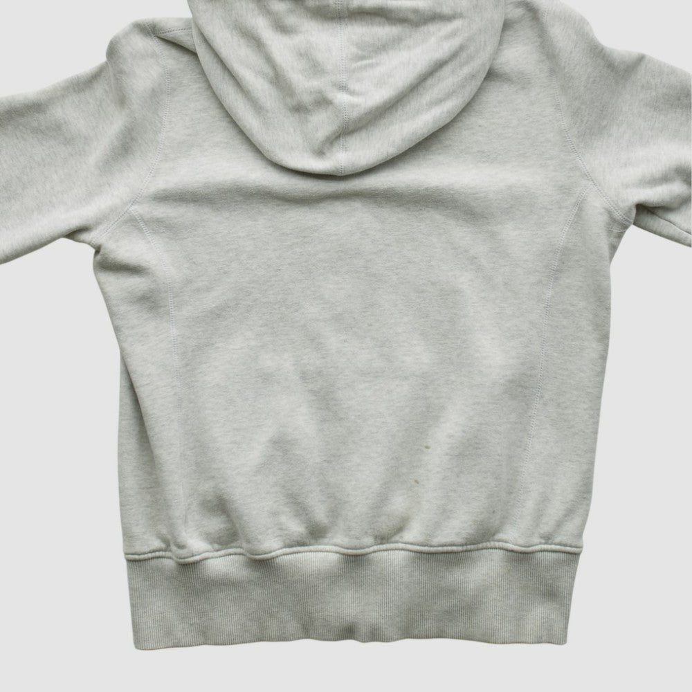 New York Yankees Nike 2000s Hooded Full Zip Sweatshirt - Heather Gray - XVintage - Nike Lifestyle
