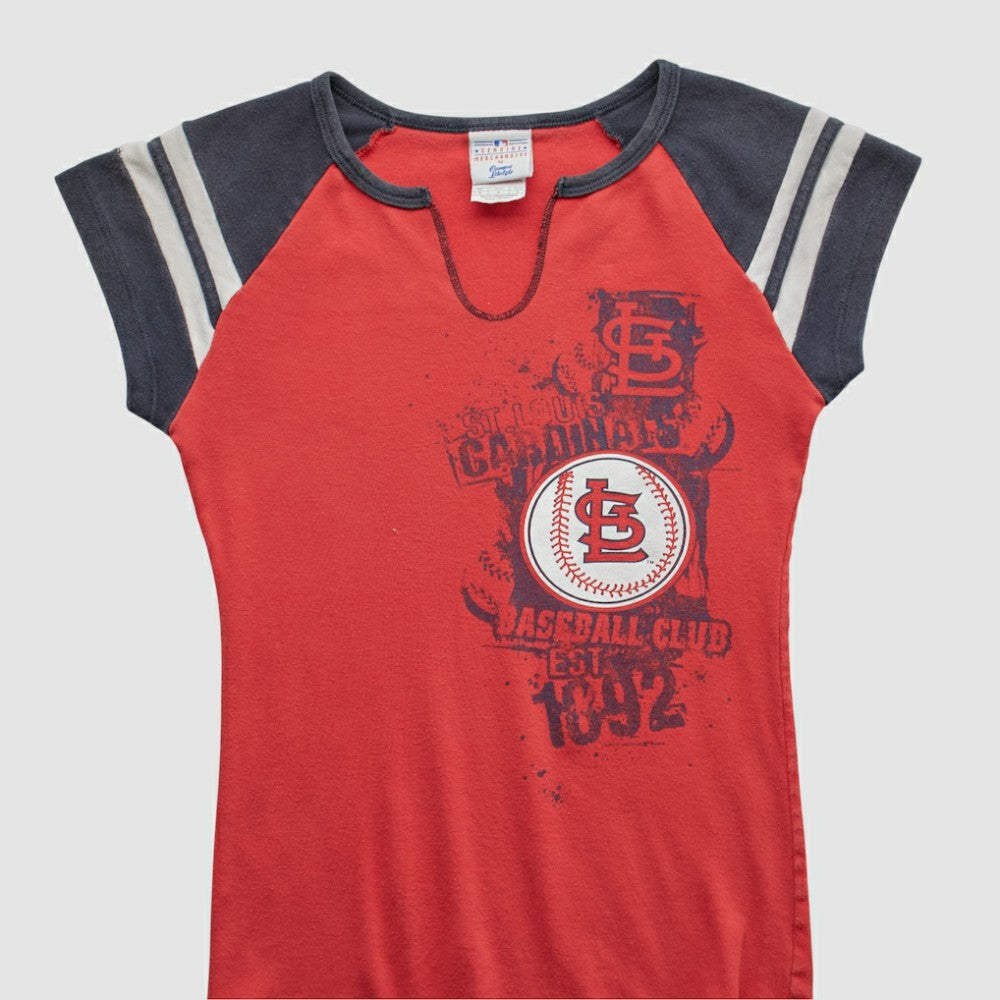 St. Louis Cardinals Genuine Merchandise 2000s T-shirt - Red - Vintage - Fanatics Online