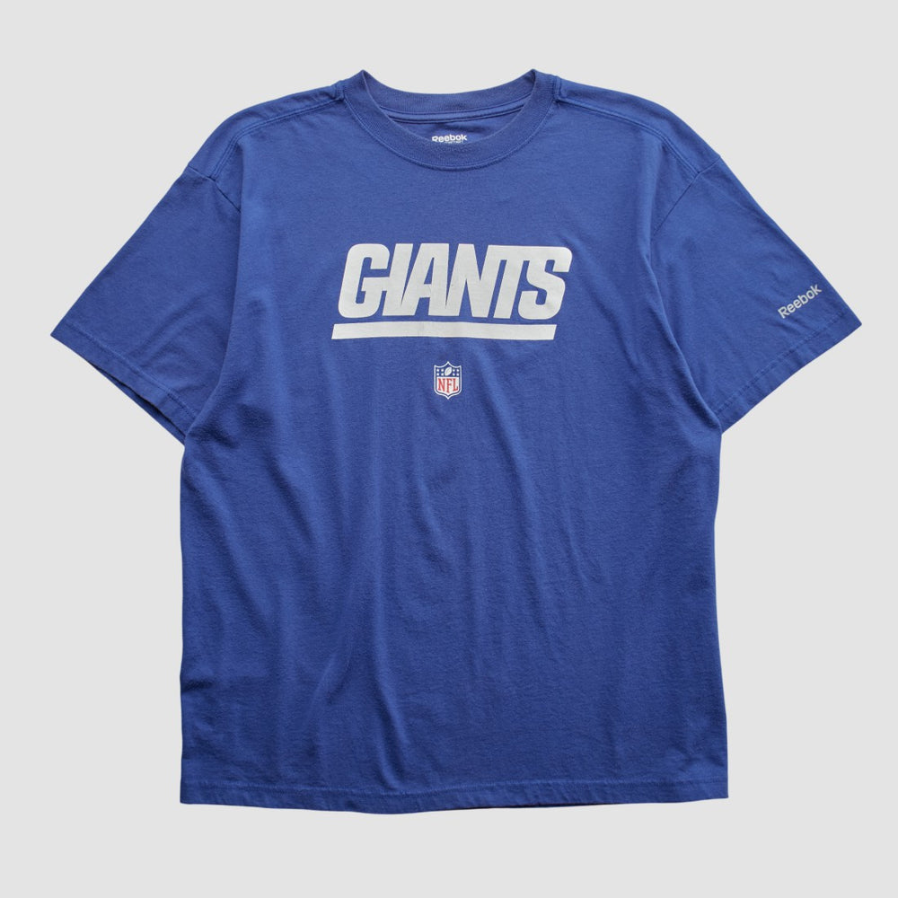 Fanatics New York Giants Reebok 2000s T-shirt Blue Vintage
