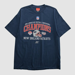 Fanatics New England Patriots Reebok 2001 T-shirt Navy Vintage