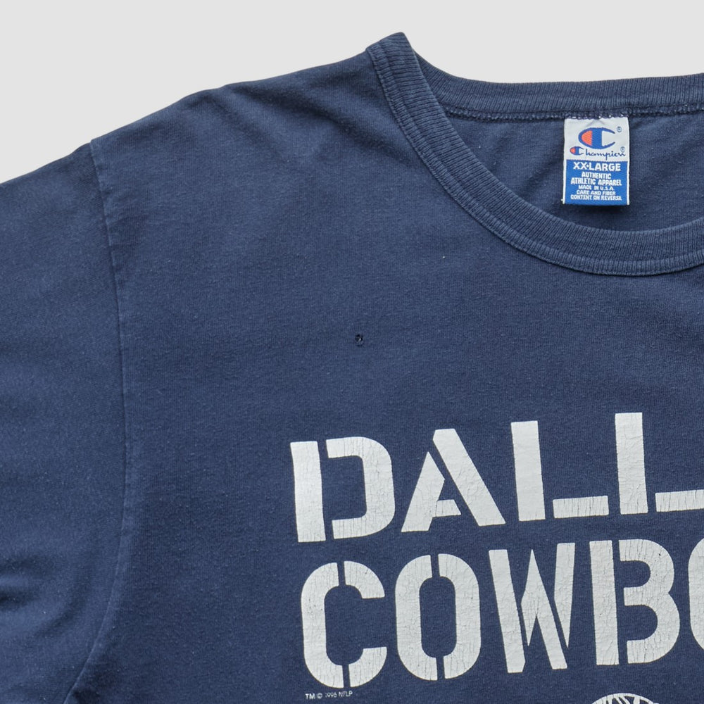 Fanatics Dallas Cowboys Champion 90s T-shirt Navy Vintage