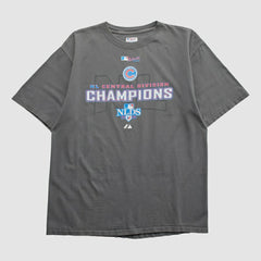Chicago Cubs Majestic 2008 T-shirt - Gray - Vintage - Fanatics Online
