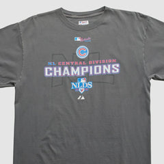 Chicago Cubs Majestic 2008 T-shirt - Gray - Vintage - Fanatics Online