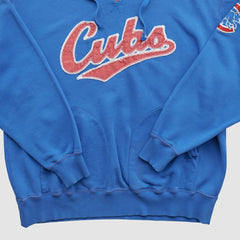 Chicago Cubs Majestic 2000s Hooded Pullover Sweatshirt - Blue - Vintage - Fanatics Online