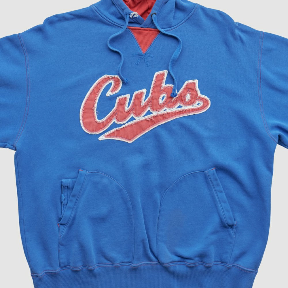 Chicago Cubs Majestic 2000s Hooded Pullover Sweatshirt - Blue - Vintage - Fanatics Online