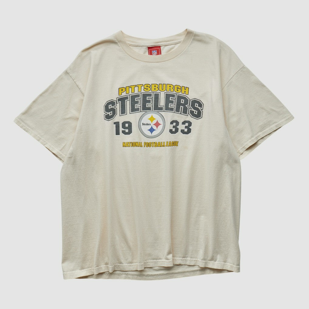 Fanatics Pittsburgh Steelers NFL 2000s T-shirt Beige Vintage