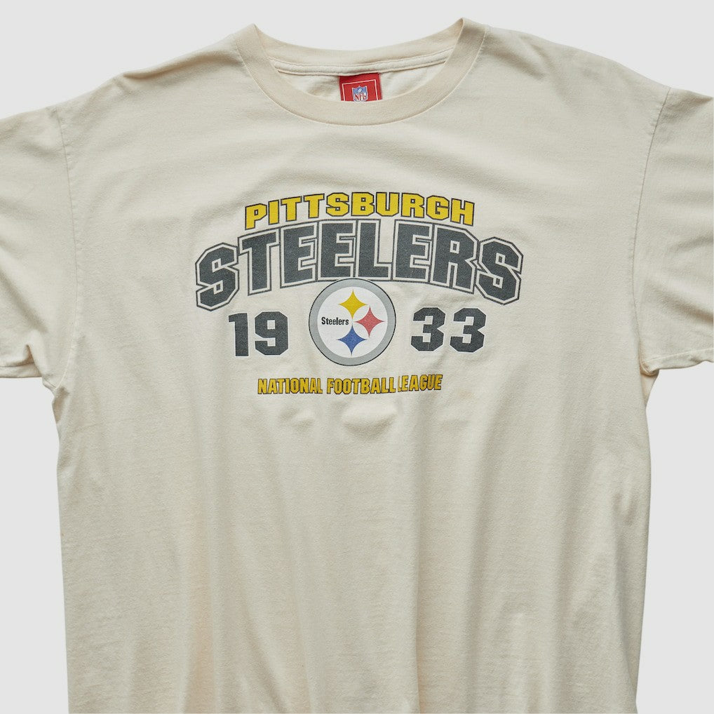 Fanatics Pittsburgh Steelers NFL 2000s T-shirt Beige Vintage