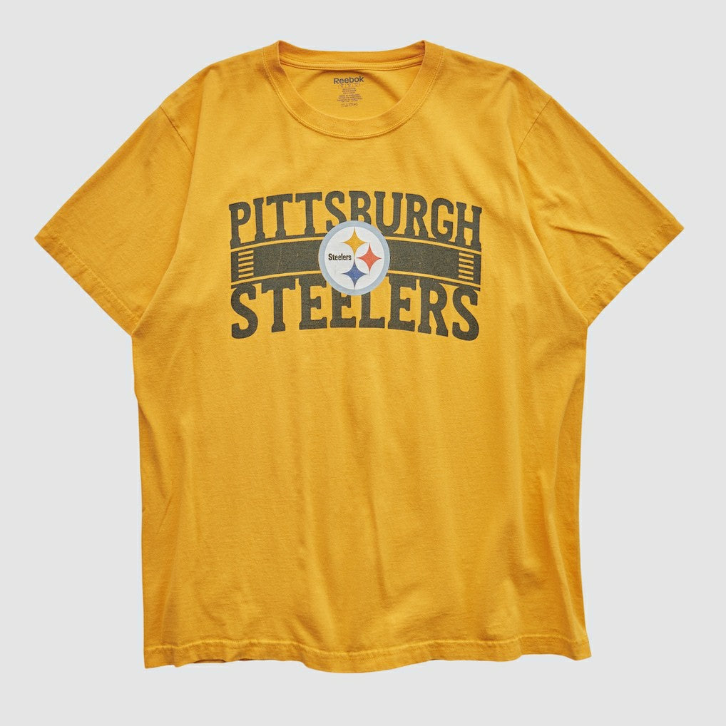 Fanatics Pittsburgh Steelers Reebok 2000s T-shirt Yellow Vintage