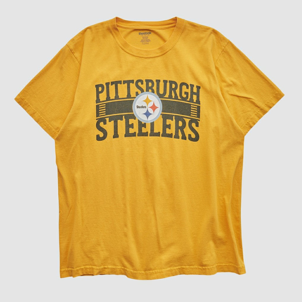 Fanatics Pittsburgh Steelers Reebok 2000s T-shirt Yellow Vintage