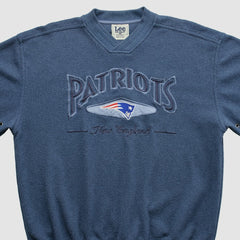 Fanatics New England Patriots Lee Apparel 90s Pullover Sweatshirt Navy Vintage
