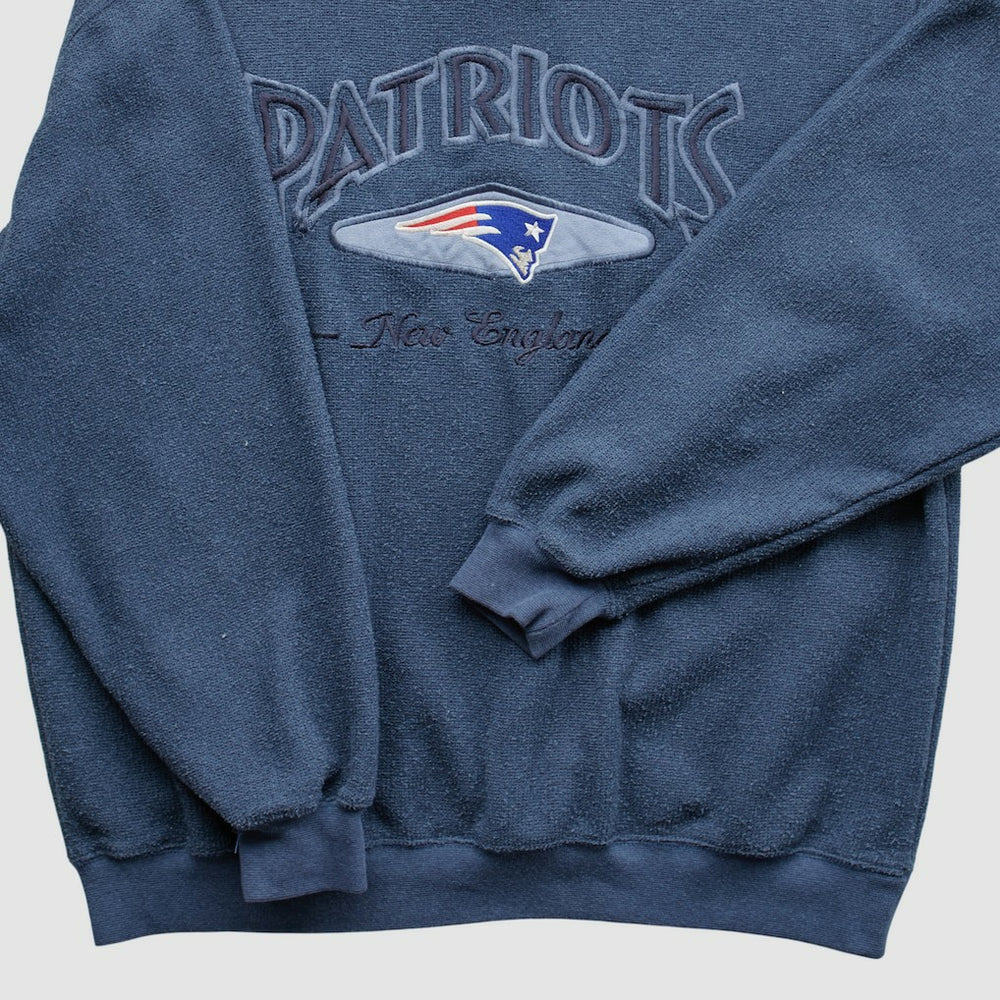 Fanatics New England Patriots Lee Apparel 90s Pullover Sweatshirt Navy Vintage