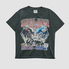 Fanatics Baltimore Ravens CSA 2001 T-shirt Black Yth M Real Vintage