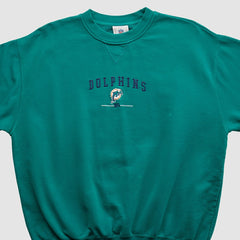 Fanatics Miami Dolphins NFL 2000s Pullover Sweatshirt Teal Vintage