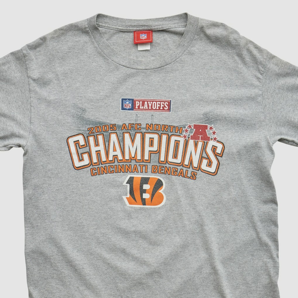 Fanatics Cincinnati Bengals NFL 2005 Long Sleeve T-shirt Heather Gray Vintage