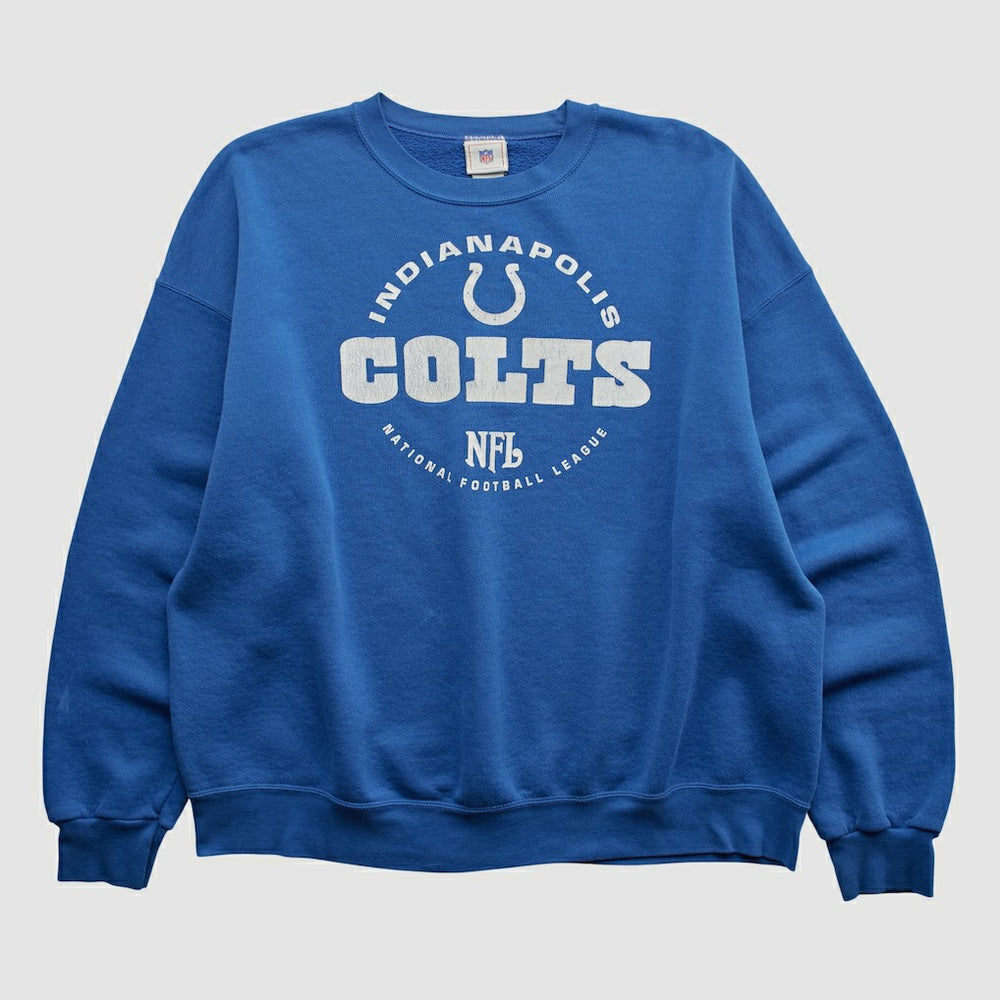 Fanatics Indianapolis Colts NFL 2000s Pullover Sweatshirt Blue Vintage