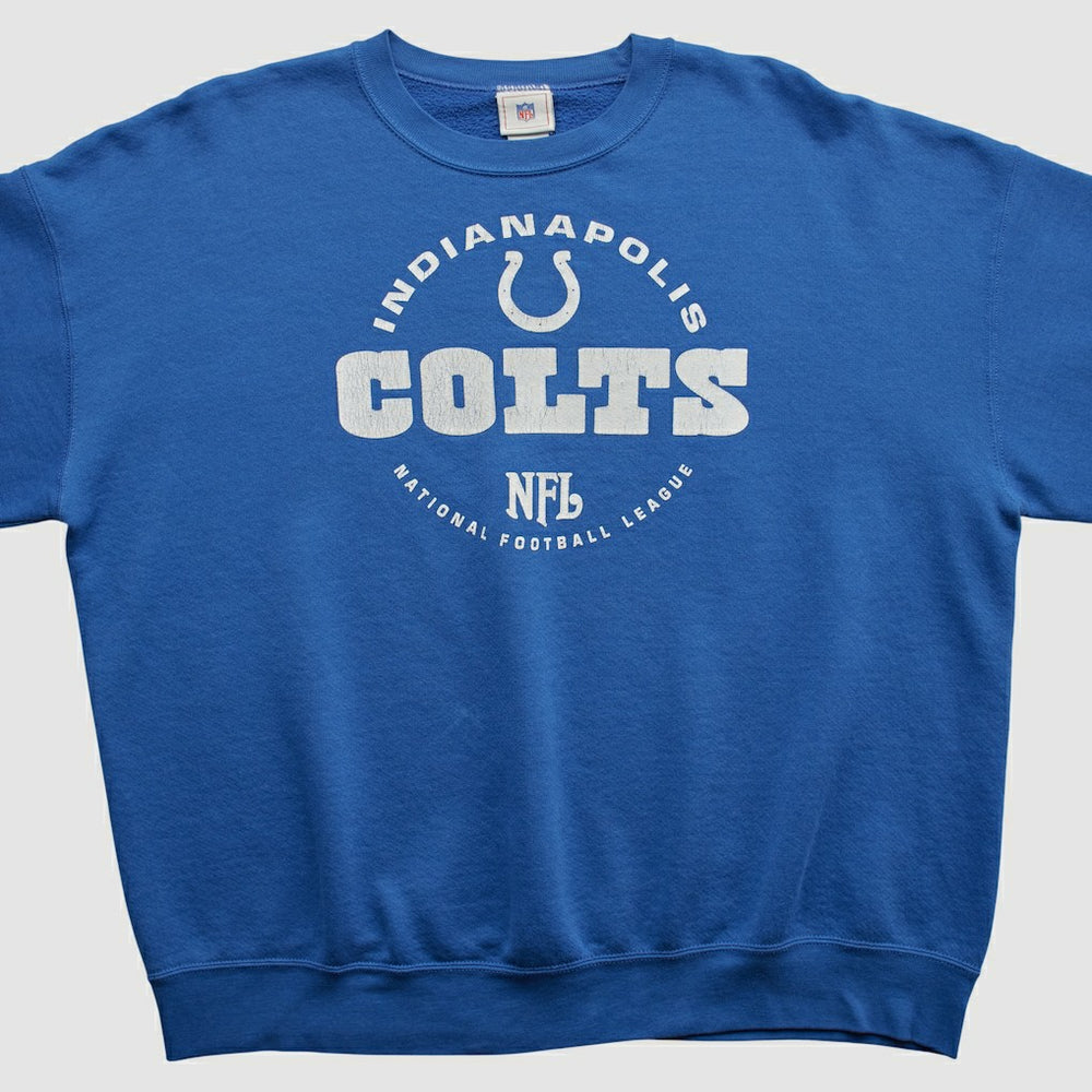 Fanatics Indianapolis Colts NFL 2000s Pullover Sweatshirt Blue Vintage