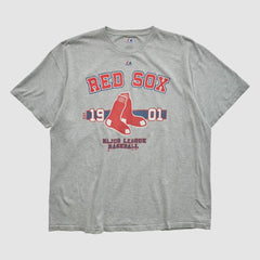 Boston Red Sox Majestic 2010s T-shirt - Heather Gray - Vintage - Fanatics Sale