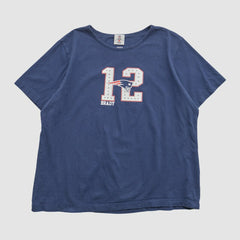 Fanatics New England Patriots NFL 2000s T-shirt Navy Vintage