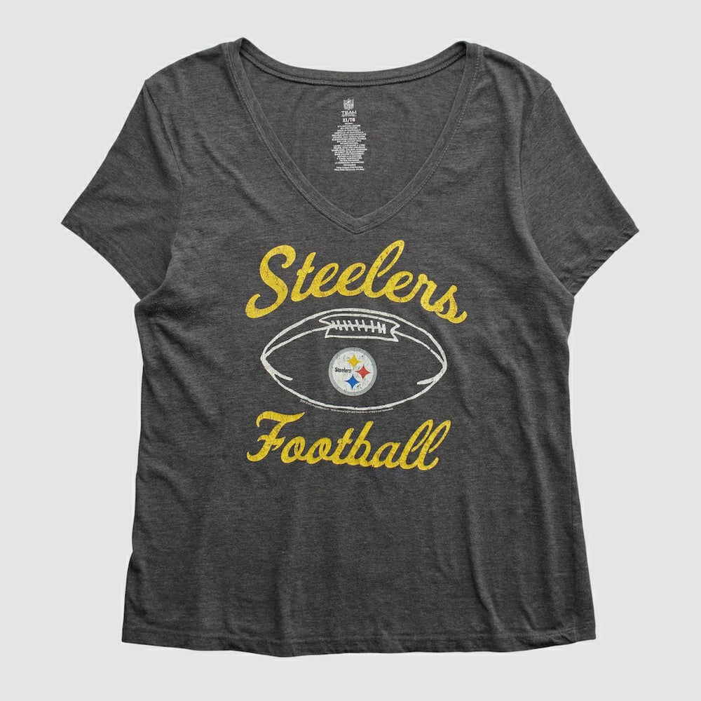 Fanatics Pittsburgh Steelers NFL 2010s T-shirt Dark Heather Gray Vintage