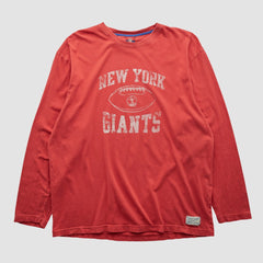 Fanatics New York Giants Reebok 2000s Long Sleeve T-shirt Red Vintage