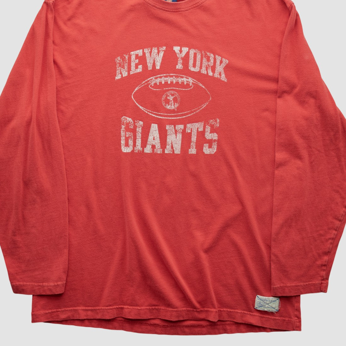Fanatics New York Giants Reebok 2000s Long Sleeve T-shirt Red Vintage