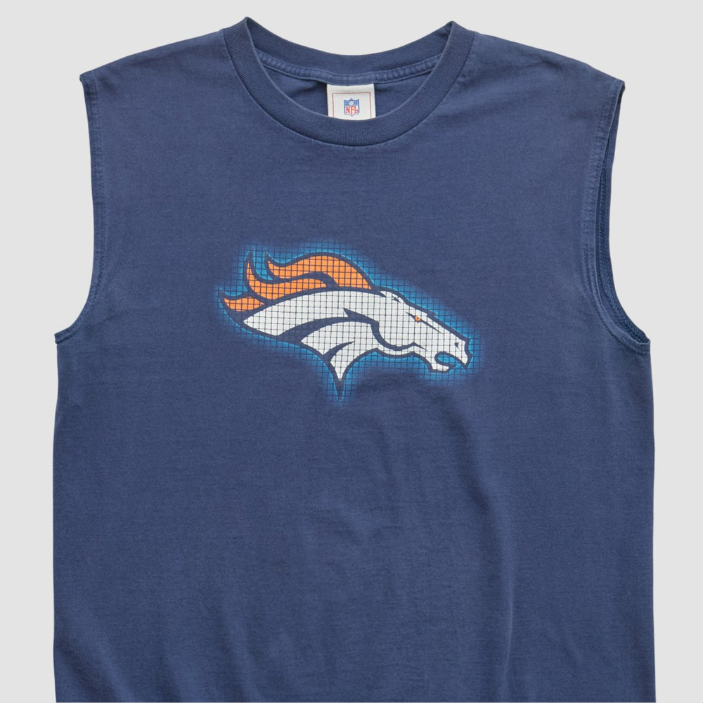 Fanatics Denver Broncos NFL 2000s Tank Navy Vintage