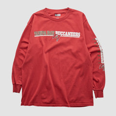 Fanatics Tampa Bay Buccaneers NFL 2010s Long Sleeve T-shirt Red Vintage