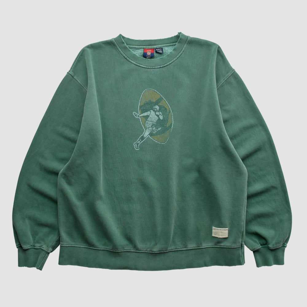 Fanatics Green Bay Packers Reebok 2000s Pullover Sweatshirt Green Vintage