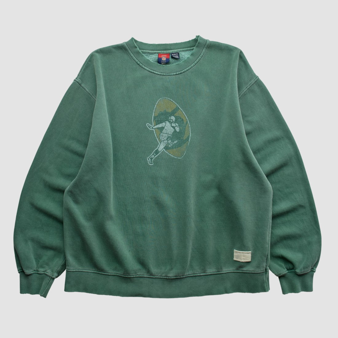 Fanatics Green Bay Packers Reebok 2000s Pullover Sweatshirt Green Vintage