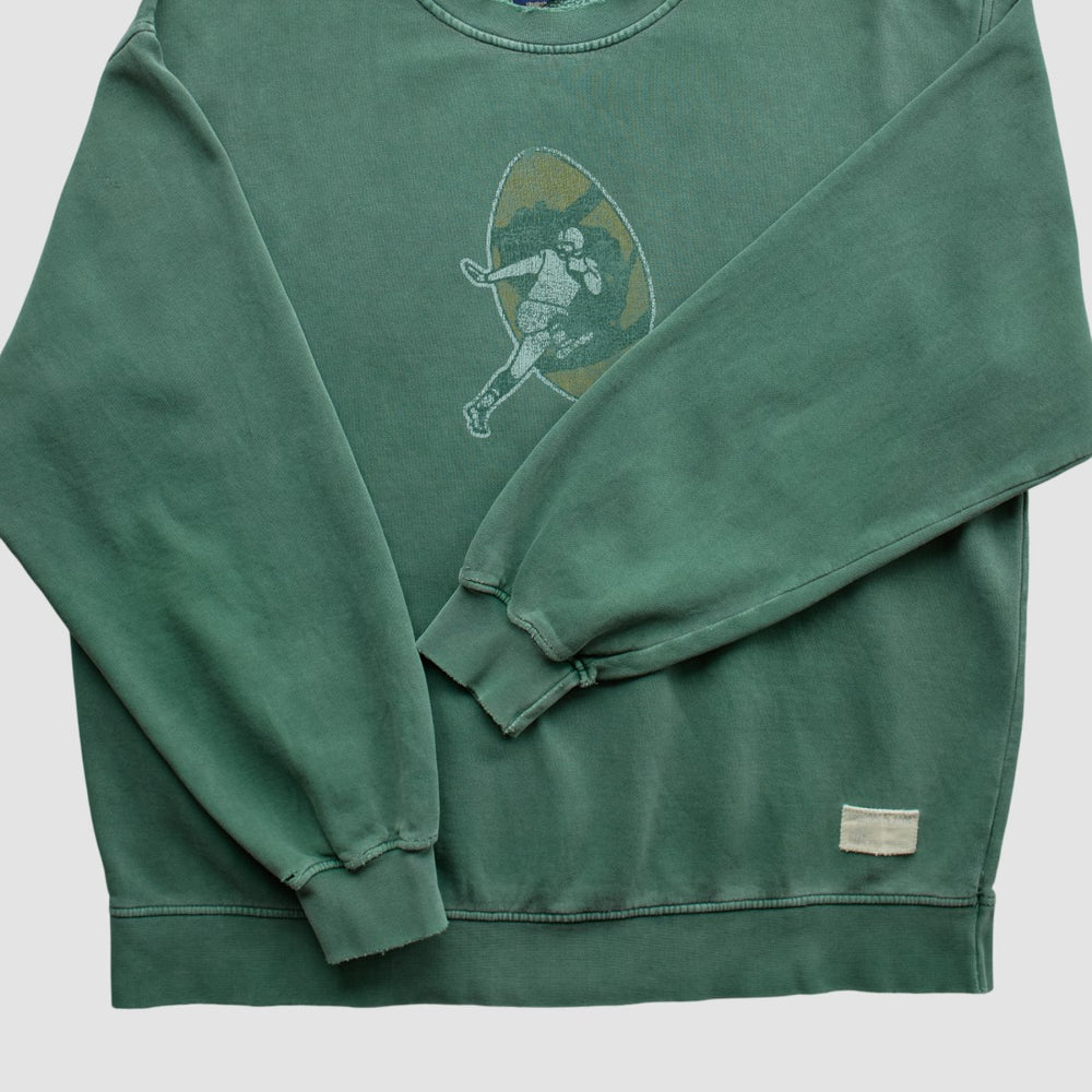 Fanatics Green Bay Packers Reebok 2000s Pullover Sweatshirt Green Vintage