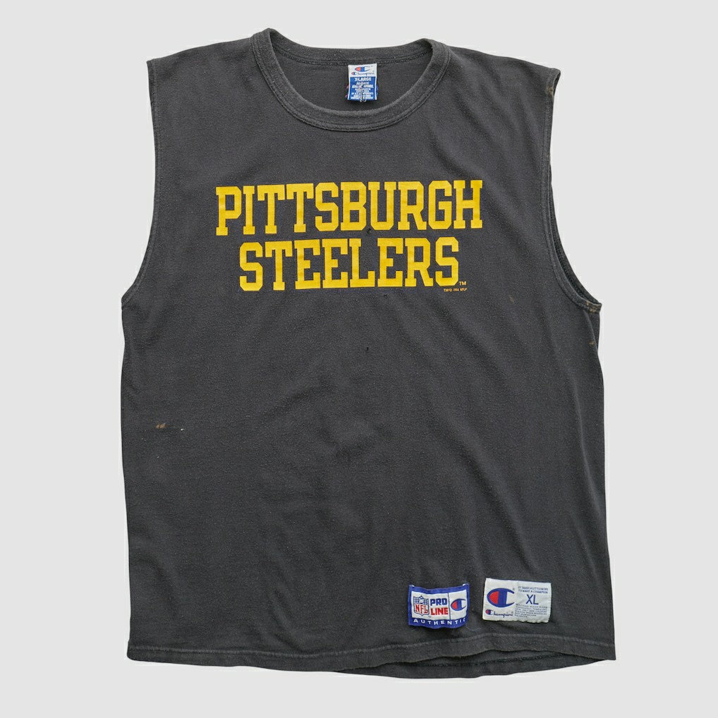 Fanatics Pittsburgh Steelers Champion 1994 Tank Black Vintage