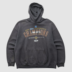 Fanatics New Orleans Saints NFL 2009 Hooded Pullover Sweatshirt Charcoal Vintage