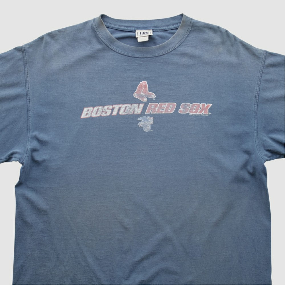 Boston Red Sox Lee Apparel 2000s T-shirt - Blue - XVintage - Fanatics on Sale