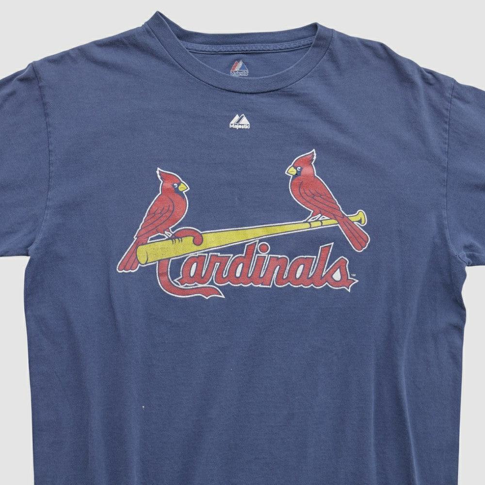 St. Louis Cardinals Majestic 2000s T-shirt - Navy - Vintage - Fanatics Sale