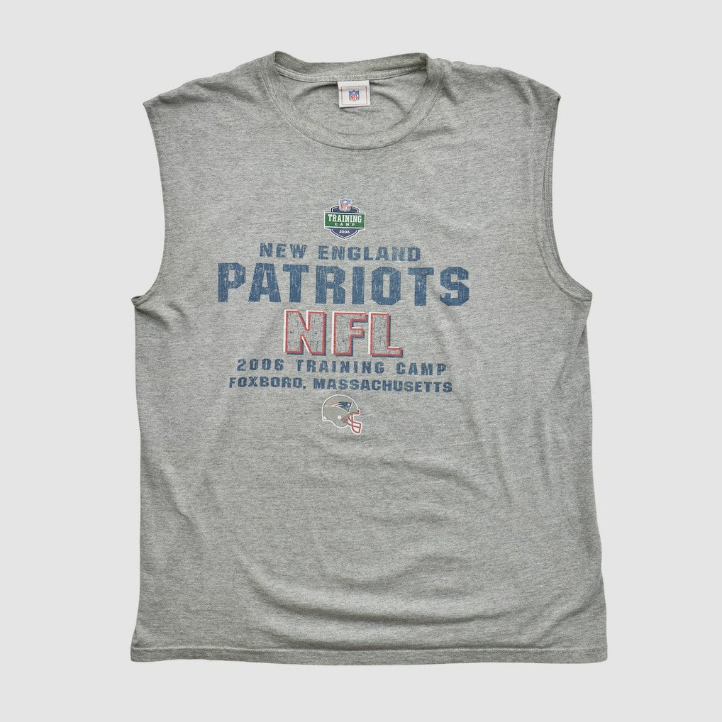 Fanatics New England Patriots NFL 2006 Tank Heather Gray Vintage